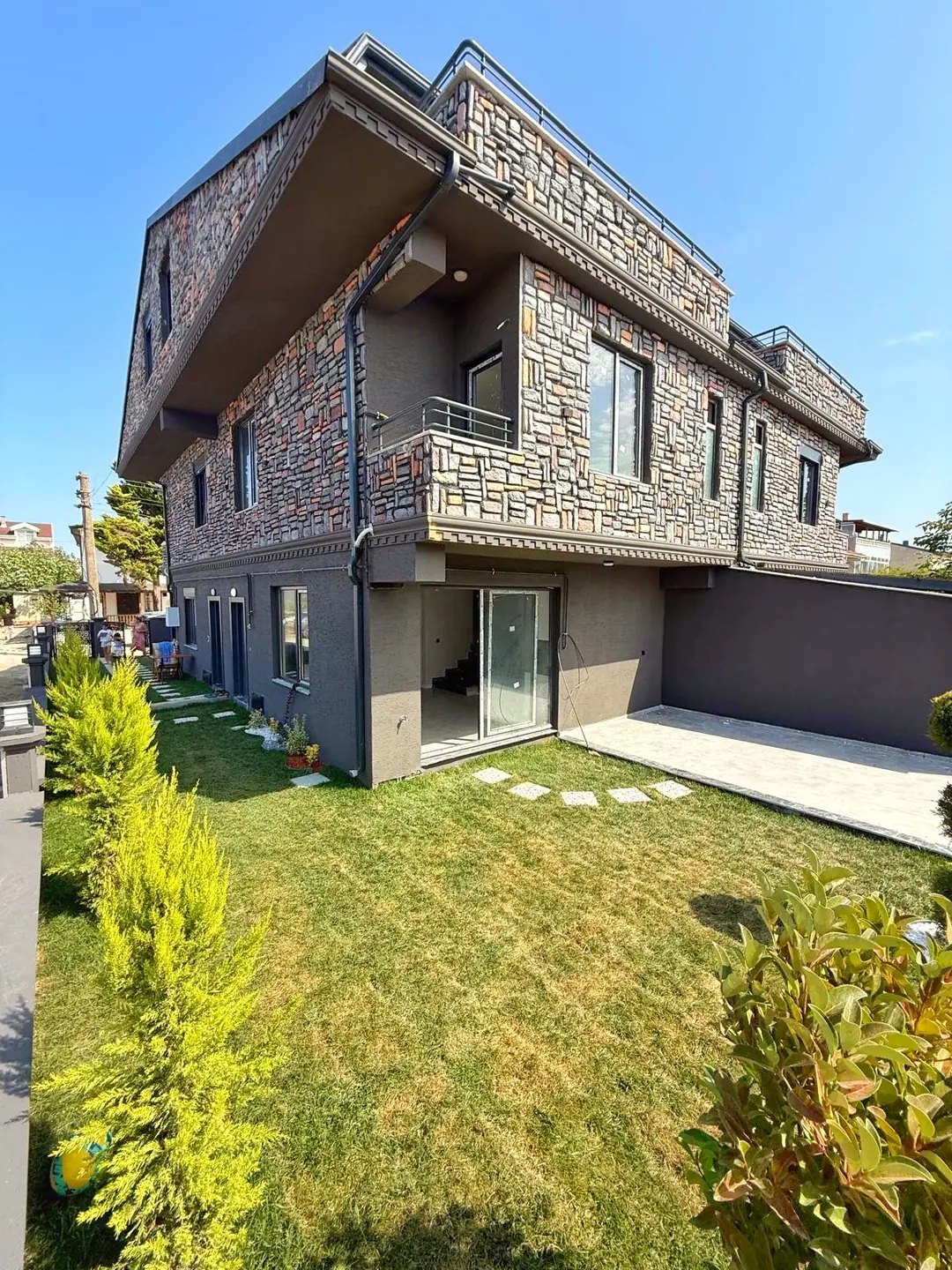 DENİZE 2.PARSEL, ARKA CEPHE, KAPANMAZ DENİZ MANZARALI, TAŞ KONSEPT 3+1 TRİPLEKS VİLLA! KOCAALİ ALANDERE MH — Satılık Villa, Kocaali