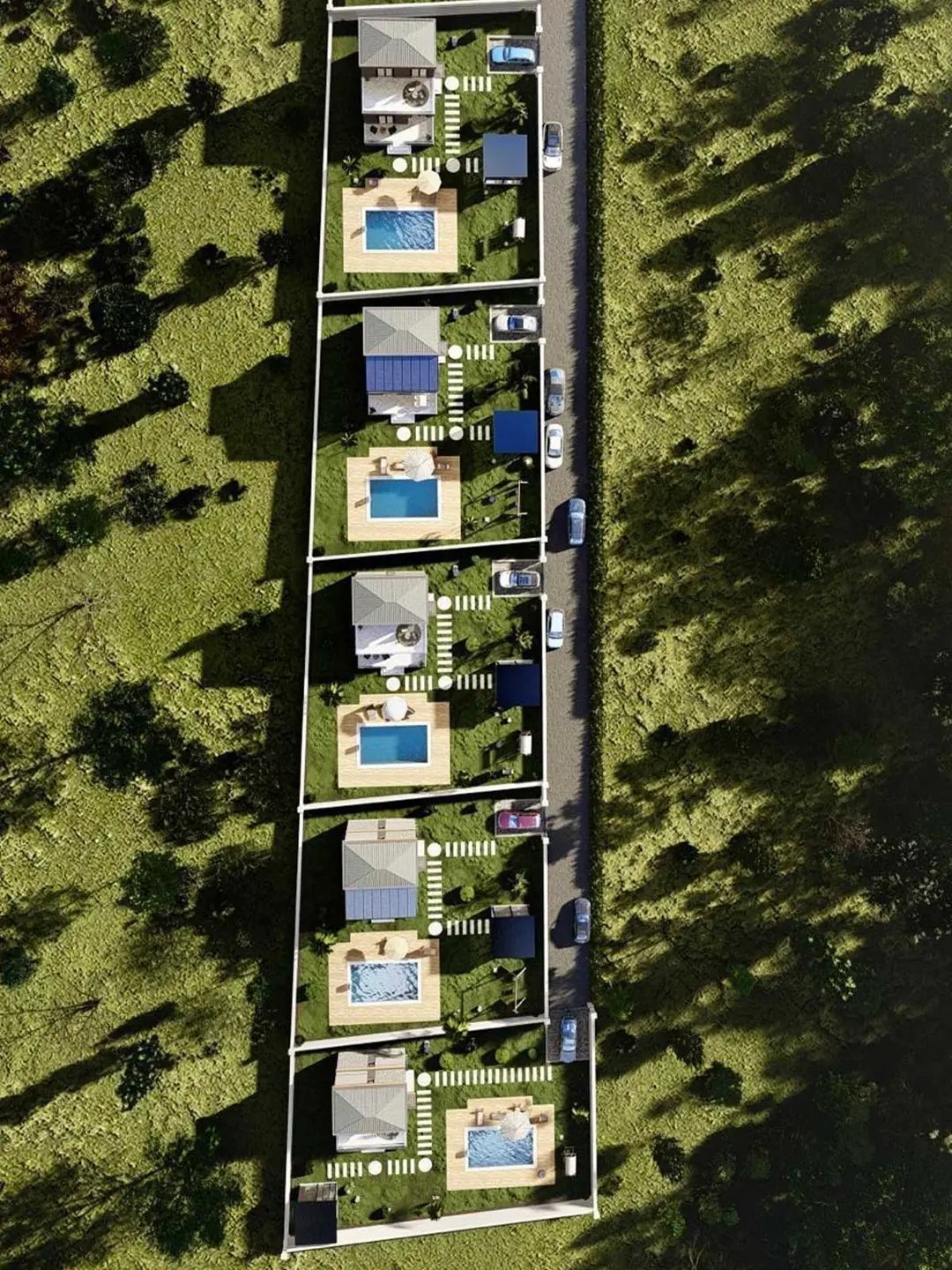 PANORAMİK DOĞA MANZARALI, PLAJA 10DK MESAFE, İMARLI-RUHSATLI-PROJELİ ARSALAR! 725m2 - KADIKÖY MH — Satılık Arsa, Kocaali